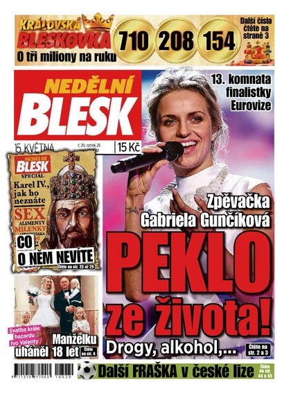 E-magazín Nedělní Blesk - 15.5.2016 - CZECH NEWS CENTER a. s.