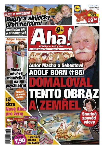 E-magazín AHA! - 23.5.2016 - CZECH NEWS CENTER a. s.