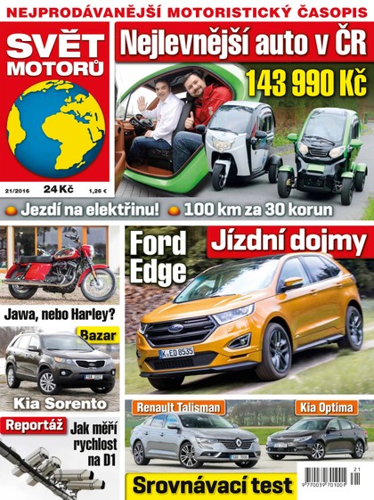 E-magazín Svět motorů - 23.5.2016 - CZECH NEWS CENTER a. s.