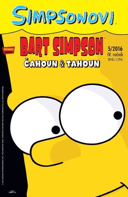 E-magazín Bart Simpson 5/2016: Čahoun & Tahoun - Nakladatelství CREW