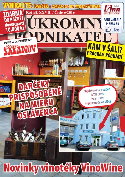 E-magazín Súkromný podnikateľ 6/2016 - Fantázia media, s. r. o.