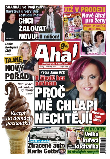 E-magazín AHA! - 7.6.2016 - CZECH NEWS CENTER a. s.