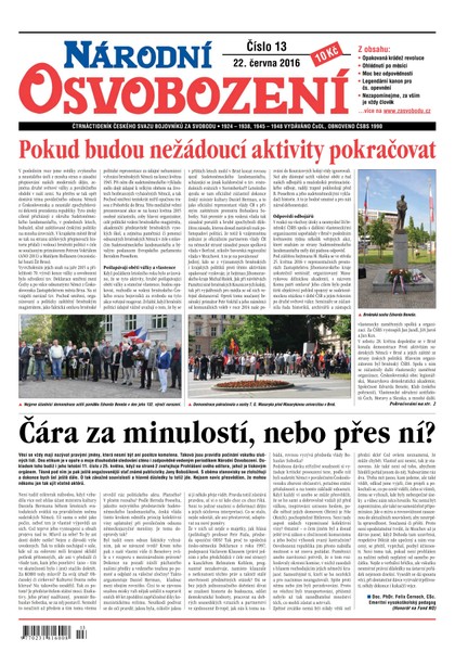 E-magazín Národní Osvobození 13/2016 - Vydavatelství MAC