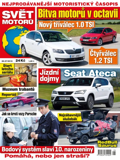 E-magazín Svět motorů - 27.6.2016 - CZECH NEWS CENTER a. s.