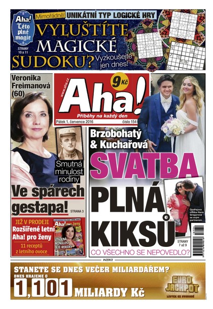 E-magazín AHA! - 1.7.2016 - CZECH NEWS CENTER a. s.