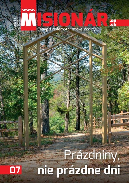 E-magazín Misionár 7/2016 - Redemptoristi – Vydavateľstvo Misionár