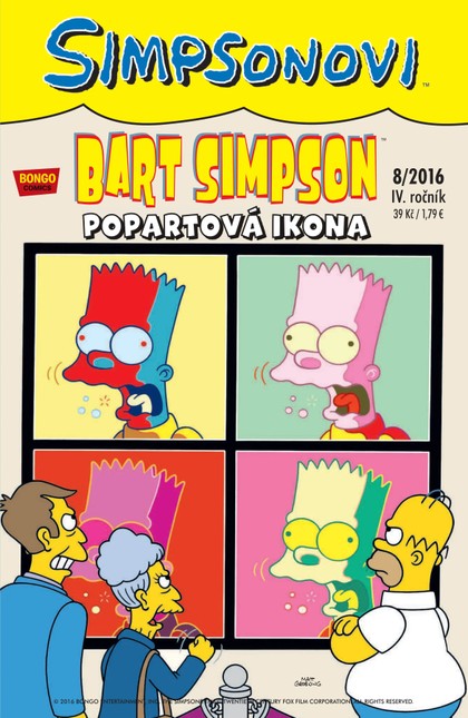 E-magazín Bart Simpson 8/2016: Popartová ikona - Nakladatelství CREW