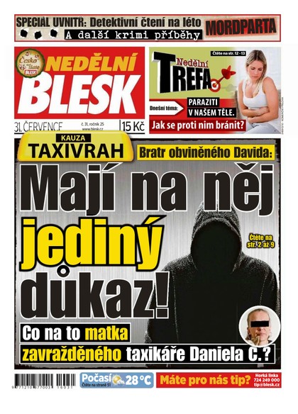 E-magazín Nedělní Blesk - 31.7.2016 - CZECH NEWS CENTER a. s.