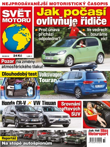 E-magazín Svět motorů - 15.8.2016 - CZECH NEWS CENTER a. s.