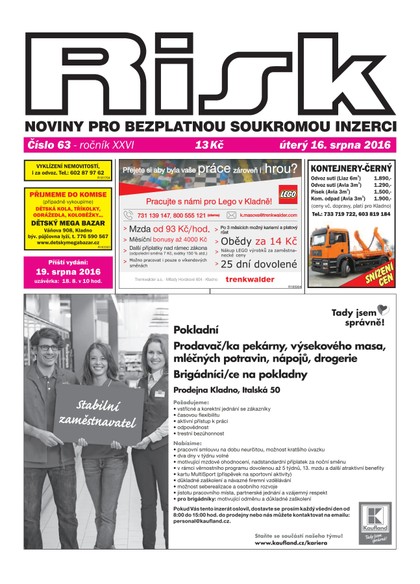 E-magazín Risk 63/2016 - Risk