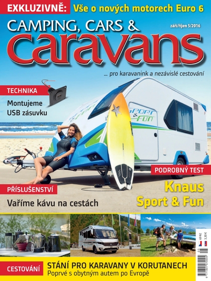 E-magazín Camping, Cars & Caravans 5/2016 - NAKLADATELSTVÍ MISE, s.r.o.