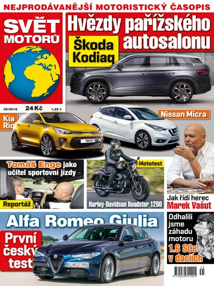 E-magazín Svět motorů - 29.8.2016 - CZECH NEWS CENTER a. s.