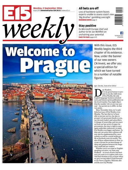 E-magazín E15 weekly 129 - Czech Media Invest