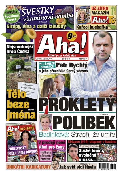 E-magazín AHA! - 7.9.2016 - CZECH NEWS CENTER a. s.