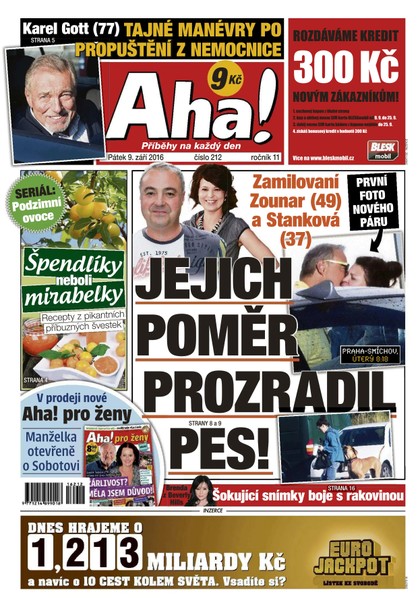 E-magazín AHA! - 9.9.2016 - CZECH NEWS CENTER a. s.