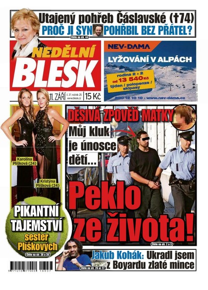 E-magazín Nedělní Blesk - 11.9.2016 - CZECH NEWS CENTER a. s.