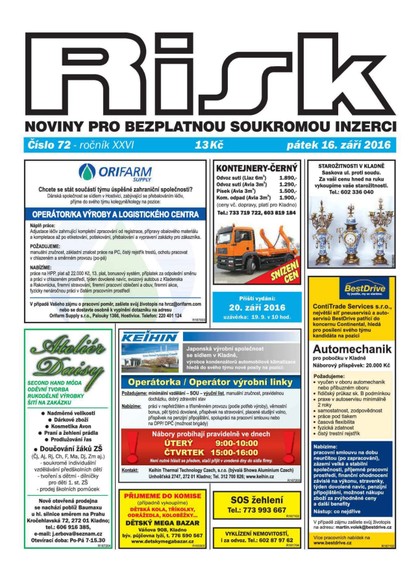 E-magazín Risk 72/2016 - Risk