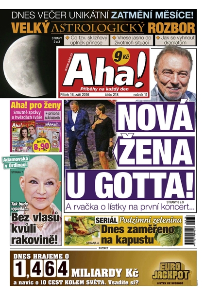 E-magazín AHA! - 16.9.2016 - CZECH NEWS CENTER a. s.