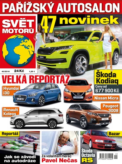 E-magazín Svět motorů - 3.10.2016 - CZECH NEWS CENTER a. s.