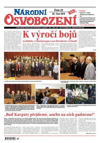 E-magazín Národní Osvobození 22/2016 - Vydavatelství MAC