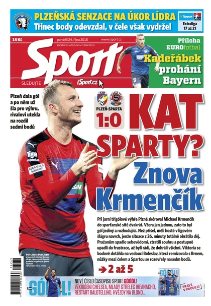 E-magazín Sport - 24.10.2016 - CZECH NEWS CENTER a. s.