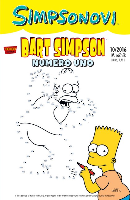 E-magazín Bart Simpson 10/2016: Numero Uno - Nakladatelství CREW