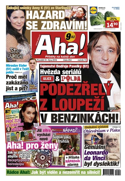 E-magazín AHA! - 31.10.2016 - CZECH NEWS CENTER a. s.