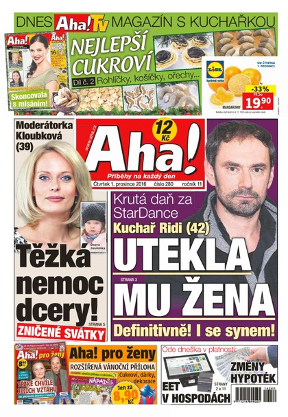 E-magazín AHA! - 1.12.2016 - CZECH NEWS CENTER a. s.