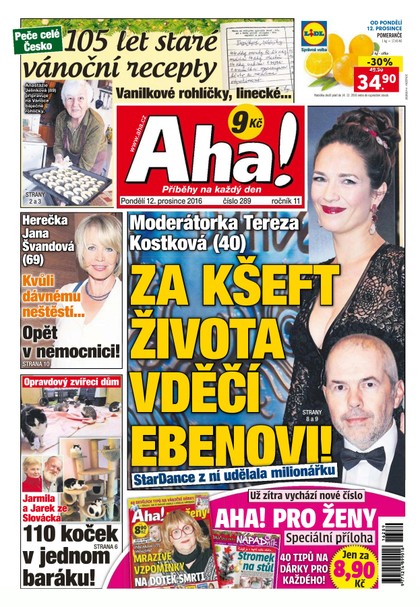 E-magazín AHA! - 12.12.2016 - CZECH NEWS CENTER a. s.