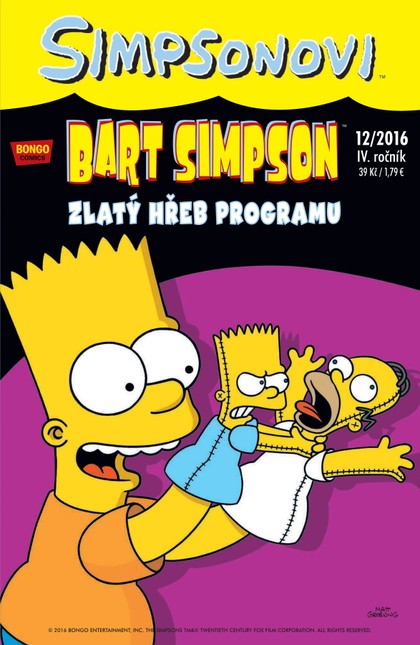 E-magazín Bart Simpson 12/2016: Zlatý hřeb programu - Nakladatelství CREW