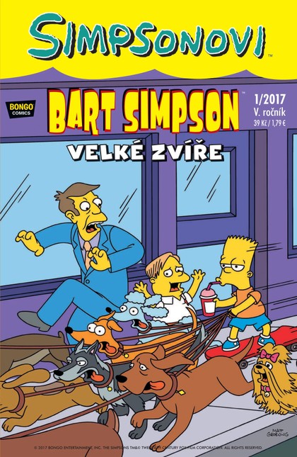 E-magazín Bart Simpson 1/2017: Velké zvíře - Nakladatelství CREW