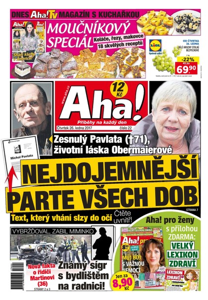 E-magazín AHA! - 26.1.2017 - CZECH NEWS CENTER a. s.