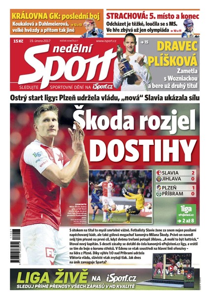 E-magazín Nedělní Sport - 19.2.2017 - CZECH NEWS CENTER a. s.