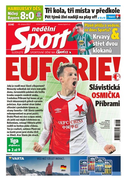 E-magazín Nedělní Sport - 26.2.2017 - CZECH NEWS CENTER a. s.