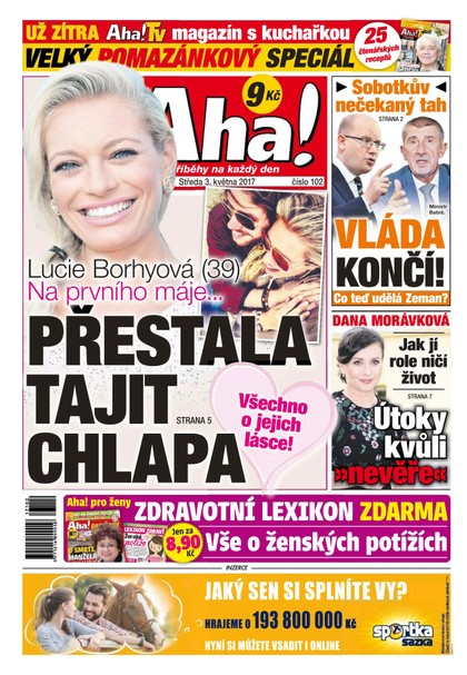 E-magazín AHA! - 3.5.2017 - CZECH NEWS CENTER a. s.