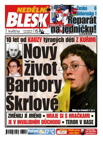 E-magazín Nedělní Blesk - 7.5.2017 - CZECH NEWS CENTER a. s.