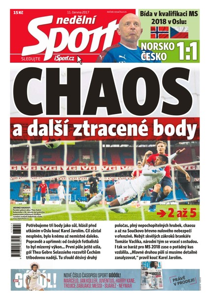 E-magazín Nedělní Sport - 11.6.2017 - CZECH NEWS CENTER a. s.