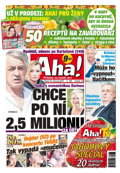 E-magazín AHA! - 13.6.2017 - CZECH NEWS CENTER a. s.