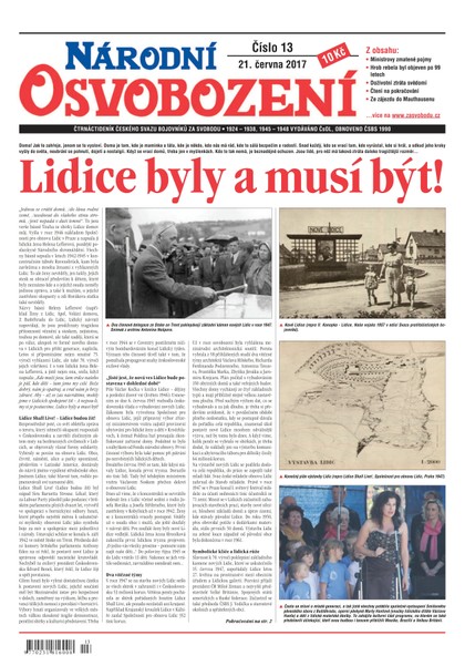 E-magazín Národní Osvobození 13/2017 - Vydavatelství MAC