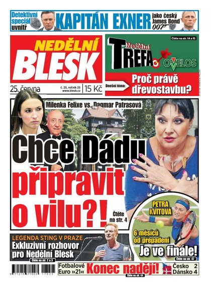 E-magazín Nedělní Blesk - 25.6.2017 - CZECH NEWS CENTER a. s.