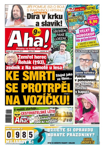 E-magazín AHA! - 30.6.2017 - CZECH NEWS CENTER a. s.