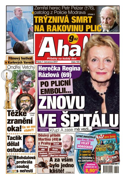 E-magazín AHA! - 7.7.2017 - CZECH NEWS CENTER a. s.