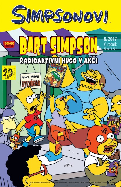 E-magazín Bart Simpson 8/2017: Radioaktivní Hugo v akci - Nakladatelství CREW