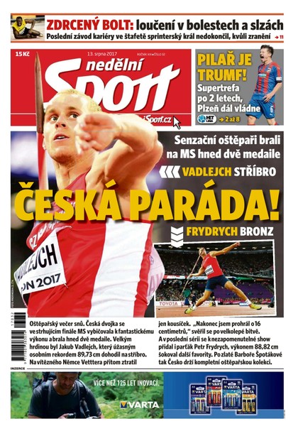 E-magazín Nedělní Sport - 13.8.2017 - CZECH NEWS CENTER a. s.