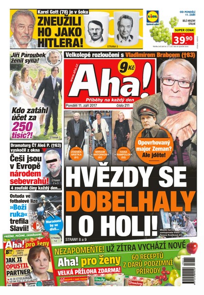 E-magazín AHA! - 11.9.2017 - CZECH NEWS CENTER a. s.