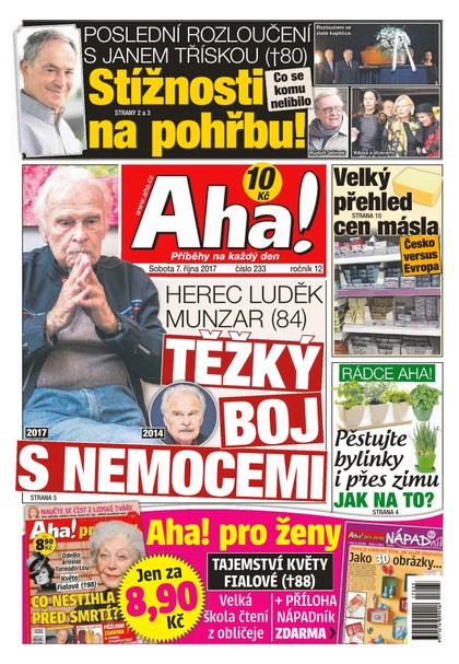 E-magazín AHA! - 7.10.2017 - CZECH NEWS CENTER a. s.