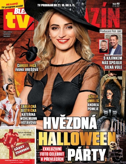 E-magazín Blesk Tv magazín - 27.10.2017 - CZECH NEWS CENTER a. s.