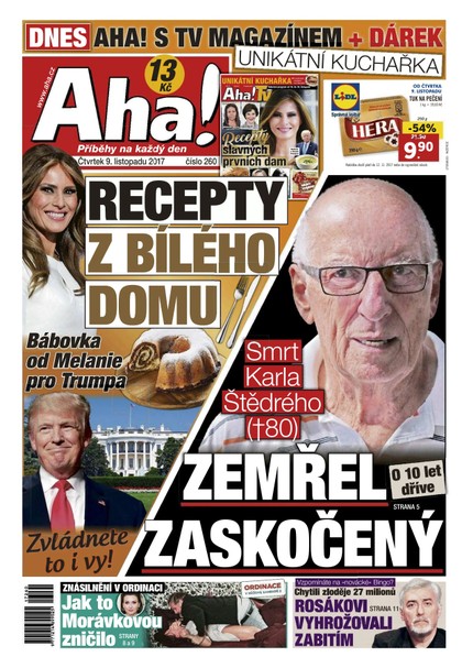 E-magazín AHA! - 9.11.2017 - CZECH NEWS CENTER a. s.