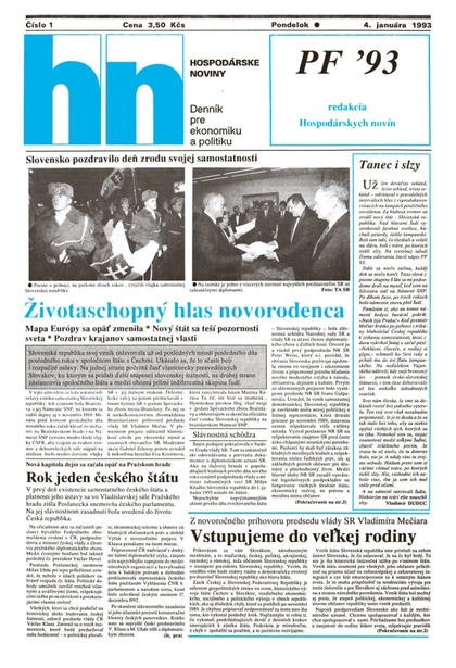 E-magazín HN_4.1.1993 - MAFRA Slovakia, a.s.