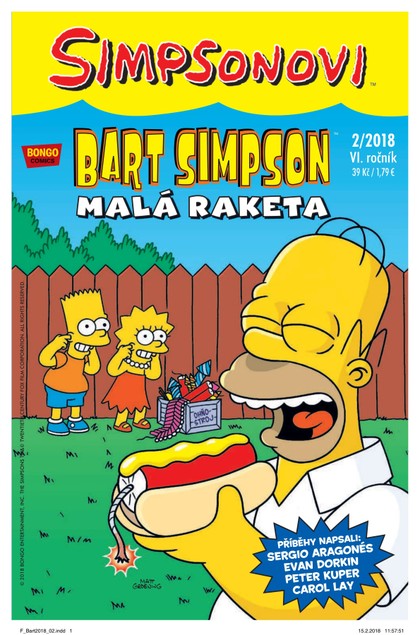 E-magazín Bart Simpson 2/2018: Malá raketa - Nakladatelství CREW